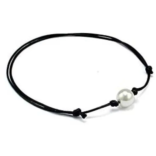 Fuqimanman2020 Single Handmade Leather Pearl Bracelet Necklace Jewelry Set Fuqimanman2020 Single Handmade Leather Pearl Bracelet Necklace Jewelry Set