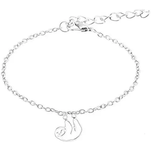 CHUYUN 3 Colors Hollow Design Snail Necklace Tiny Animal Pendant Sloths Jewelry Cute Animal Charm Necklace
