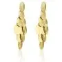 Moregone 18k Gold-Plated-Copper Drop Earrings For Women Girls Prom Birthday Party Gift Fashion Jewelry