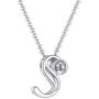 GoldChic Jewelry i Love u Necklace in 100 Languages, Old English Initial Necklace for Women/Girls,I Love You Necklaces for Girlfriend, Adjustable Chain Length 18''-20'', with Gift Box