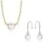 Thunaraz 925 Sterling Silver Freshwater Cultured Pearl Jewelry Necklace Earrings Set for Women Anniversary Gifts Thunaraz 925 Sterling Silver Freshwater Cultured Pearl Jewelry Necklace Earrings Set for Women Anniversary Gifts