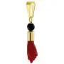 In Season Jewelry 18k Gold Plated Red Figa Hand Good Luck Evil Eye Protection Charm In Season Jewelry 18k Gold Plated Red Figa Hand Good Luck Evil Eye Protection Charm