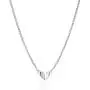 Molly B London Sterling Silver Necklace for Teenage Girls with First Diamond Heart - Perfect Birthday Gift