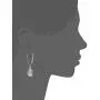 ''Cz Ears'' Crystal Cubic Zirconia Square Long Drop Earrings ''Cz Ears'' Crystal Cubic Zirconia Square Long Drop Earrings