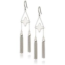 Lucky Brand Star and Tassel Arch Earrings