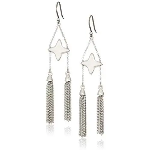 Lucky Brand Star and Tassel Arch Earrings Lucky Brand Star and Tassel Arch Earrings