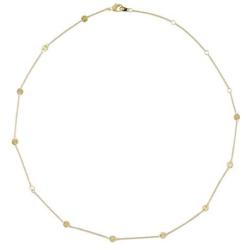 HONEYCAT Milky Way Disc Chain Necklace in Gold, Rose Gold, or Silver | Minimalist, Delicate Jewelry