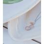 Sash & Soph Unique Rose Gold Heart Necklace for Women, 925 Sterling Silver Jewelry Gift for Her, Cubic Zirconia Heart Necklace for Girlfriend