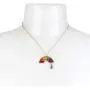 Betsey Johnson Rainbow Pendant & Stud Earrings Set
