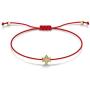 Red Protection Bracelets With Adjustable Closure and Synthetic Cubic Zircon Stones Jewish Star or Evil Eye Charms