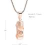 mingkejw Creamtion Jewelry Urn Necklace for Ashes Car Urn Pendant Memorial Necklace Keepsake Jewelry for Human Pet Ashes