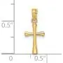 14k Gold Boys & Girls Small Cross Necklace