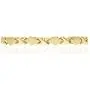 10k Yellow Gold Diamond Cut XO Hearts & Kisses Bracelet 7.25'' 8'' 10k Yellow Gold Diamond Cut XO Hearts & Kisses Bracelet 7.25'' 8''