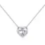 925 Sterling Silver Heart Pendant Necklace For Women Cute Love Heart Necklace Dainty Heart Choker Necklace For Anniversary Birthday Gifts, Jewelry for Mother Girlfriend