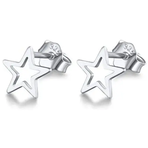 Tiny Cartilage S925 Sterling Silver Stud Earrings for Women Men Girls Geometric Minimalist Small Tragus Cute Huggie Piercing Studs Post Jewelry Gifts for Birthday Bff Daughter