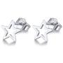 Tiny Cartilage S925 Sterling Silver Stud Earrings for Women Men Girls Geometric Minimalist Small Tragus Cute Huggie Piercing Studs Post Jewelry Gifts for Birthday Bff Daughter