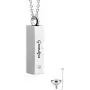 Cat Eye Jewels Memorial Cremation Ash Urn Bar Pendant Necklace for Ashes Holder Keepsake with Funnel Kit Cat Eye Jewels Memorial Cremation Ash Urn Bar Pendant Necklace for Ashes Holder Keepsake with Funnel Kit