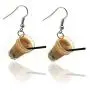Tiande Creative Food Fruit Acrylic Big Drop Dangle Stud Earrings for Women Girls Tiande Creative Food Fruit Acrylic Big Drop Dangle Stud Earrings for Women Girls