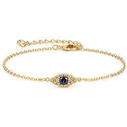LOYATA Gold Bracelet Gold 14K Gold Filled Dainty Chain Simple Jewelry Gift for Women