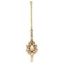 Bindhani Womens Indian Style Jewelry Bridal Wedding Crafted Brides Fashion Gold Plated Kundan Choker Necklace Earrings Tikka Bollywood Party Wear Jewellery Tika Set For Bridemaids