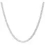 Authentic Solid Sterling Silver Cuban Curb Link .925 Rhodium Necklace Chains 2MM - 8.5MM, 16'' - 30'', Silver Chain for Men & Women, Made In Italy, Next Level Jewelry