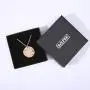 Fashion Fantasy Baroque 12 Constellation Relief Coins Round Brand Guardian Necklace Retro Constellation Gilt Sweater Chain Hot Style Birthday Gift Couple Necklace