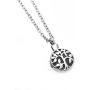 Tree of Life Cremation Urn Jewelry Necklace & Pendant for Ashes w/Funnel Filler Kit Black