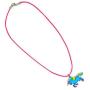 Fun Jewels Fairy Tale Cute Unicorn Pendant Color Change Chunky Mood Necklace with Glitter Gift for Girls