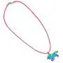 Fun Jewels Fairy Tale Cute Unicorn Pendant Color Change Chunky Mood Necklace with Glitter Gift for Girls