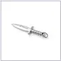 Fusamk Fashion Titanium Steel Dagger Tag Pendant Knife Necklace Fusamk Fashion Titanium Steel Dagger Tag Pendant Knife Necklace