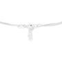Vanbelle Yellow Gold & Silver Plated Two Tone 925 Sterling Silver Open Heart Charm with Double Layered Beaded Chain Bracelet for Women and Girls