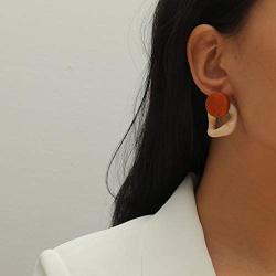Sinkcangwu Acrylic Large Hollow Out Drop Earring Fashion Geometric Dangle Earrings Ladies Party Jewelry for Women Wholesale brinco
