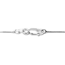 Pori Jewelers 925 Sterling Silver 1.5MM Magic 8 Sided Italian Snake Chain - Women - Made in Italy