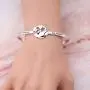 HOLLP Lazy Sloth Jewelry Gift for Sloth Lovers Dont Hurry Be Happy Bracelet for Women Girls Lazy Sloth Animal Gifts for Mom Aunt Friends