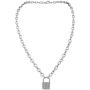 Lock Necklace for Women Men Lock Chain Necklace Gold Padlock Necklace Punk Necklace Jewelry Gift