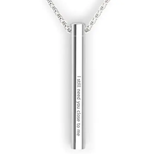 Ristake Urn Necklace for Ashes, Memorial Cremation Jewelry Stainless Steel Keepsake Jewelry Ristake Urn Necklace for Ashes, Memorial Cremation Jewelry Stainless Steel Keepsake Jewelry