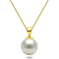 White Japanese AAAA 6-10mm Akoya Cultured Pearl Pendant Necklace 16''/18'' Solitaire Necklace Pendant - Orien Jewelry