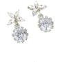 925 Sterling Silver Butterfly Earrings for Women Teen Girls