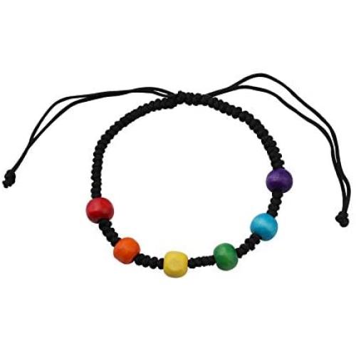 UJIMS LGBT LGBT Pride Gifts Gay Flag Rainbow Double Rings Pendant Necklace Lesbian Rings with Rainbow Charm Jewelry Transgender Pride Gift