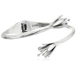 Lucky Brand Womens Tulip Cuff Bracelet, Silver, One Size