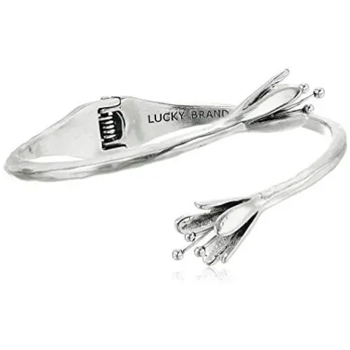 Lucky Brand Womens Tulip Cuff Bracelet, Silver, One Size Lucky Brand Womens Tulip Cuff Bracelet, Silver, One Size
