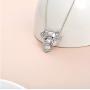 AOBOCO 925 Sterling Silver Elephant Lovers Necklace - Lucky Mother Daughter Mom Baby Crystal Pendant Elephant Jewelry Collection/Gift for Women Girls