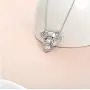 AOBOCO 925 Sterling Silver Elephant Lovers Necklace - Lucky Mother Daughter Mom Baby Crystal Pendant Elephant Jewelry Collection/Gift for Women Girls AOBOCO 925 Sterling Silver Elephant Lovers Necklace - Lucky Mother Daughter Mom Baby Crystal Pendant Elephant Jewelry Collection/Gift for Women Girls