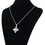 COTTVOTT Stainless Steel Jerusalem Crusaders Cross Pendant Necklaces Women Men Medieval Jewelry COTTVOTT Stainless Steel Jerusalem Crusaders Cross Pendant Necklaces Women Men Medieval Jewelry