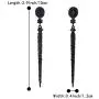 BriLove Womens Fashion Trendy Crystal Oval Long Beaded Bar Chandelier Dangle Earrings BriLove Womens Fashion Trendy Crystal Oval Long Beaded Bar Chandelier Dangle Earrings