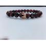 LIDU Love Bracelet King and Queen Teir Friendship 8mm Beads Bracelet