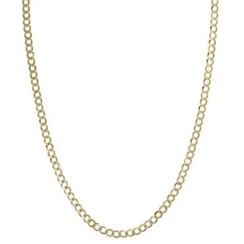 14K Solid Yellow Gold 3.2MM, 4.5MM, 5.5MM, 7MM and 8MM Thick Heavyweight Cuban Curb Link Chain Necklace or Bracelet- Lobster Claw