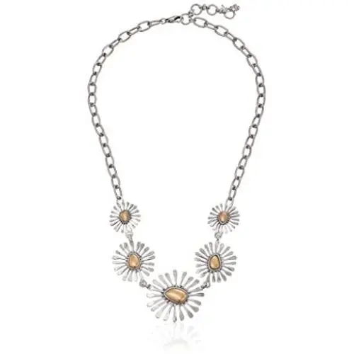 Lucky Brand Womens Floral Collar Necklace Lucky Brand Womens Floral Collar Necklace