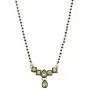 Efulgenz Mangalsutra Indian Boho Antique Rhinstone Kundan Gold Plated Beaded Pendant Necklace Earring Jewelry Set Efulgenz Mangalsutra Indian Boho Antique Rhinstone Kundan Gold Plated Beaded Pendant Necklace Earring Jewelry Set