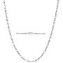 Pori Jewelers 925 Sterling Silver Figaro Chain Necklace - 4mm-10.5mm - Made in Italy - Lobster Claw